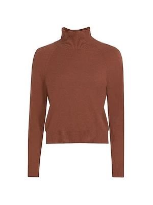 Wool & Cashmere-Blend Turtleneck Sweater