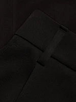 Satin Wide-Leg Trousers