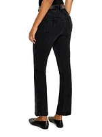 Soft Tech Good Legs Mid-Rise Straight-Leg Jeans