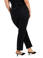 Soft Tech Good Legs Mid-Rise Straight-Leg Jeans