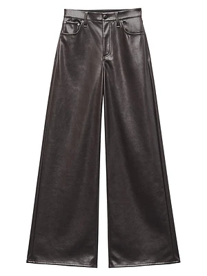 Sofie Faux Leather Flared Pants
