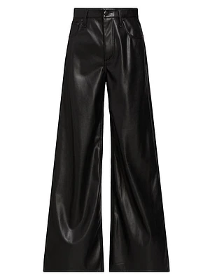 Sofie Faux Leather Crop Pants