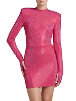 Noya Crystal-Embellished Minidress