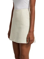 Caetana Houndstooth Miniskirt