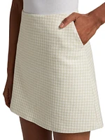 Caetana Houndstooth Miniskirt