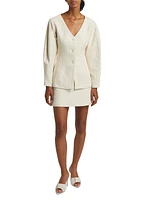 Caetana Houndstooth Miniskirt