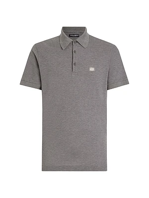 Pique Cotton Polo Shirt