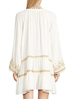 Nash Embroidered Minidress