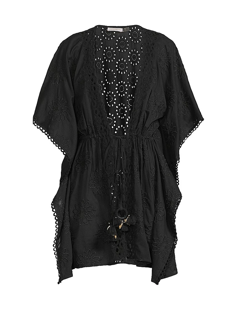 Rogelia Cotton Tie-Waist Minidress