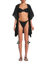 Rogelia Cotton Tie-Waist Minidress