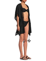 Rogelia Cotton Tie-Waist Minidress
