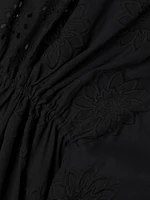 Rogelia Cotton Tie-Waist Minidress