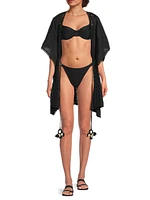 Rogelia Cotton Tie-Waist Minidress