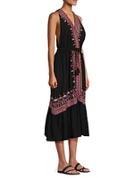 Blaine Embroidered Maxi Dress