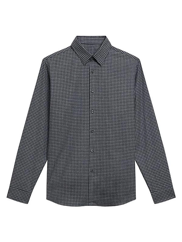 Irving Gingham Button-Up Shirt
