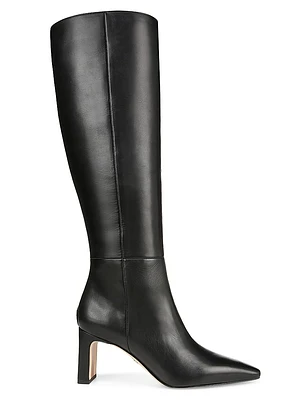 Sylvia 70MM Wide-Calf Leather Boots