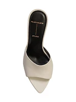 Junie 100MM Leather Mules