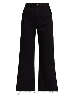 Taylor Denim Crop Wide-Leg Jeans