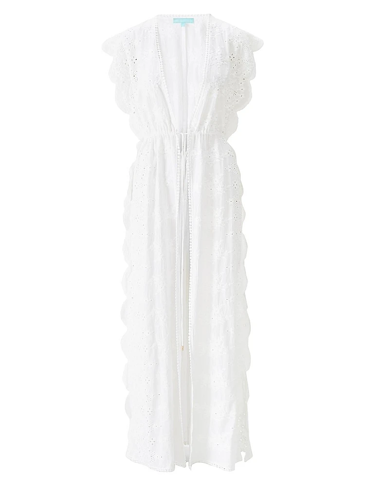 Talitha Broderie Anglaise Maxi Caftan