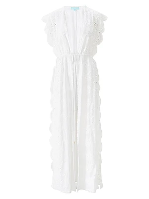 Talitha Broderie Anglaise Maxi Caftan