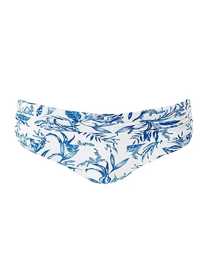 Bel Air Botanical Ruched Bikini Bottom