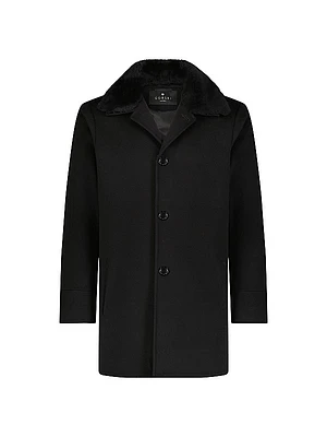 Men's Loro Piana Stroller Jacket with Select Shearling Lamb Collar