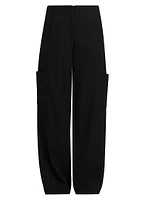 Double-Faced Wool Utility Pants
