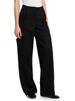 Double-Faced Wool Utility Pants