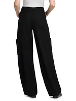 Double-Faced Wool Utility Pants