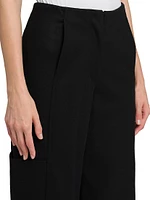 Double-Faced Wool Utility Pants