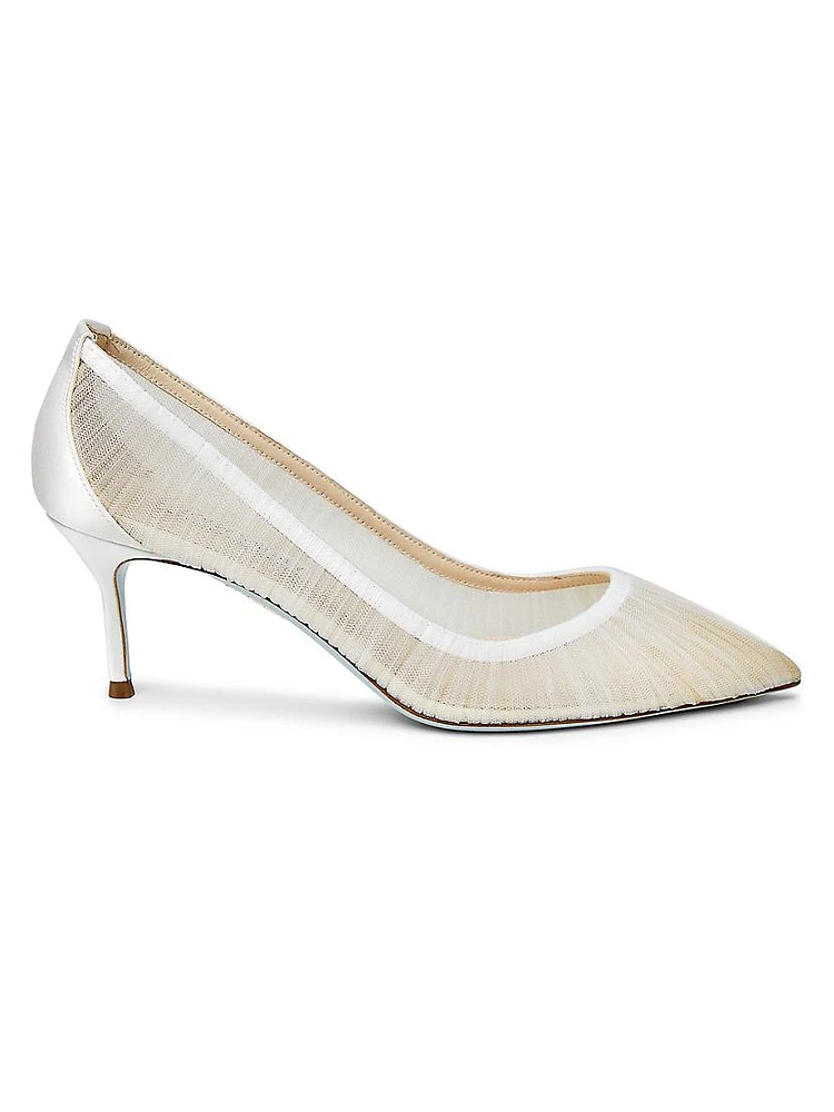 Voile 65MM Tulle & Satin Pumps