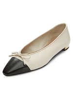 Gioia Colorblocked Leather Flats