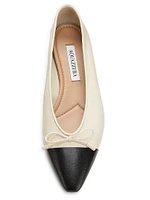 Gioia Colorblocked Leather Flats