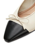 Gioia Colorblocked Leather Flats