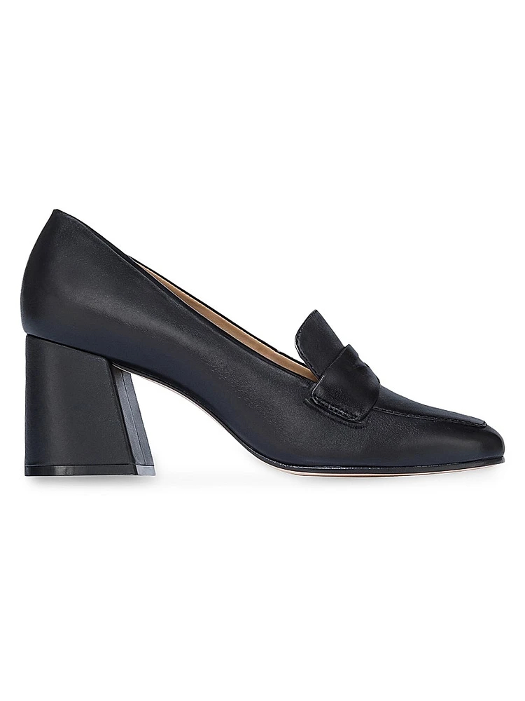 Nessa Block Heel Loafers