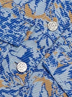 Marc Abstract Crop Button-Up Jacket