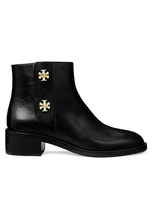 T-Lock Leather Ankle Boots