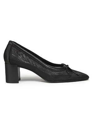Arissa Block Mesh Pumps