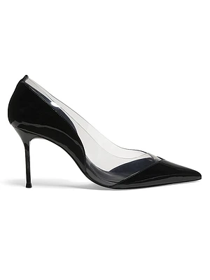 Andie 90MM Patent Leather & PVC Pumps