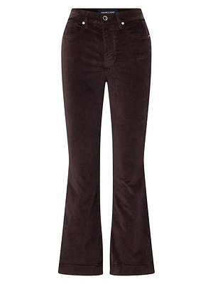Carson Velvet Ankle Flare Pants