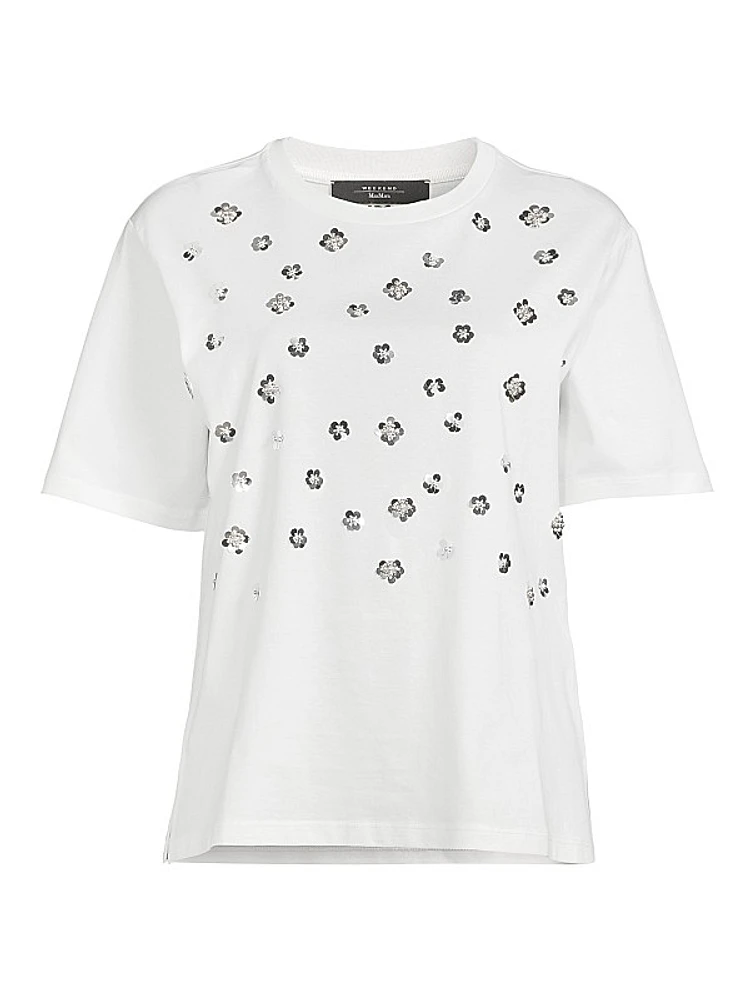 Cabina Floral Sequin T-Shirt