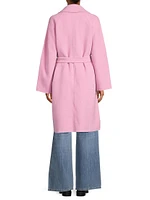 Civada Tie-Waist Wool-Blend Coat