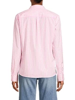Bahamas Striped Cotton Button-Front Shirt