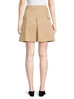 Zebio Cotton Wrap-Front Skort