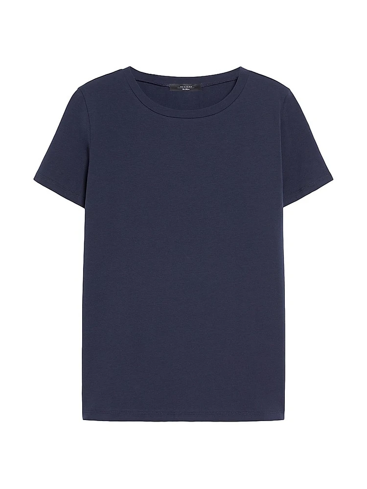 Stretch Cotton Crewneck T-Shirt