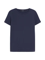 Stretch Cotton Crewneck T-Shirt