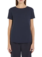 Stretch Cotton Crewneck T-Shirt