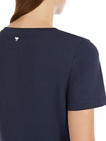 Stretch Cotton Crewneck T-Shirt