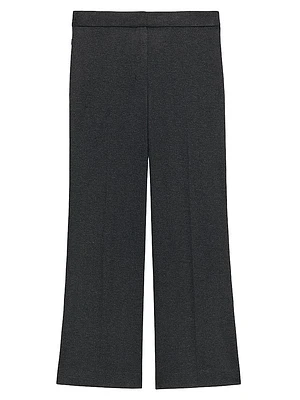 Cropped Kick-Flare Pants