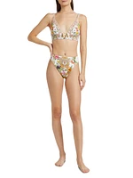 High-Rise Cheeky Bikini Bottoms